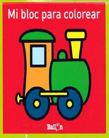 MI BLOC PARA COLOREAR TREN
