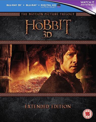 THE HOBBIT THE MOTION PICTURE TRILOGY BR