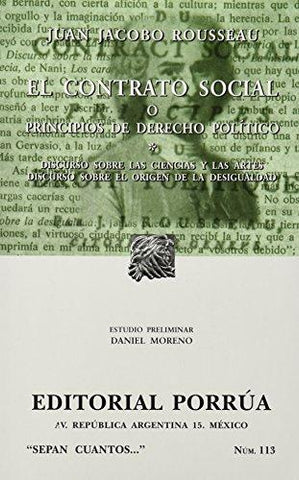 S/C 113 CONTRATO SOCIAL O PRINCIPIOS DE