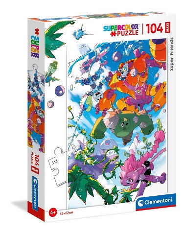 PUZZLE SUPER FRIENDS 104 PZ