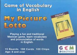 MY PICTURE LOTTO GAME OF VOCABULARY