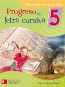 PROGRESO EN LETRA CURSIVA 5° PRIM.