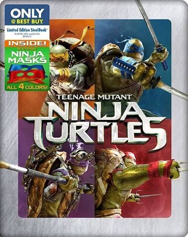 NINJA TURTLES BR + STEELBOOK