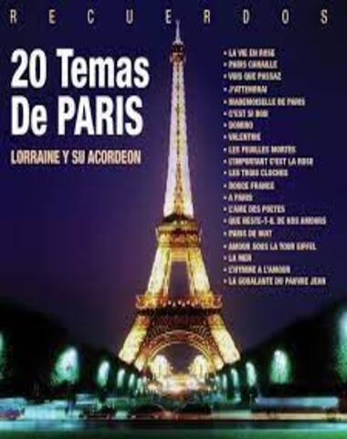 RECUERDOS 20 TEMAS DE PARIS