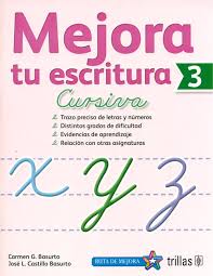 MEJORA TU ESCRITURA 3° CURSIVA PRIM.