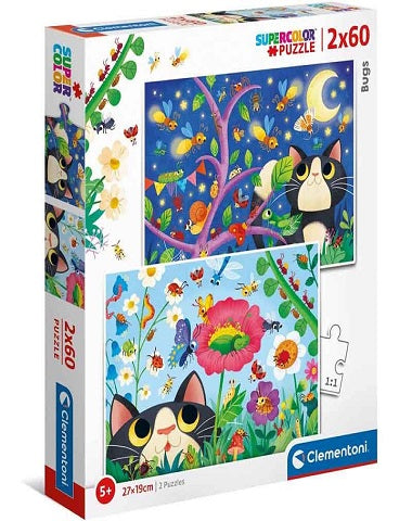 PUZZLE BUGS 2 X 60 PZ