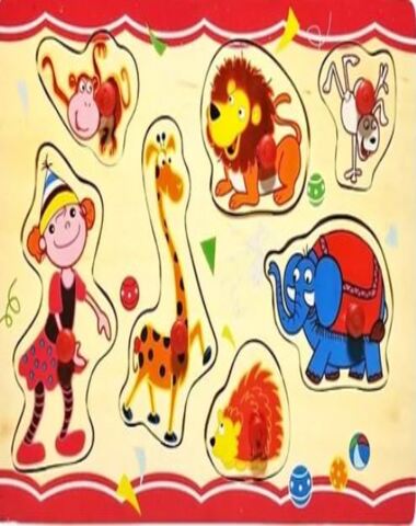 PUZZLE DE MADERA CIRCO DIVERTIDO