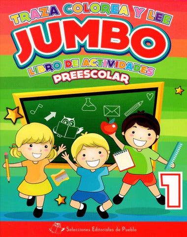 TRAZA COLOREA Y LEE JUMBO 1 2 Y 3