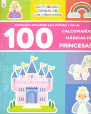 100 CALCOMANIAS MAGICAS DE PRINCESAS