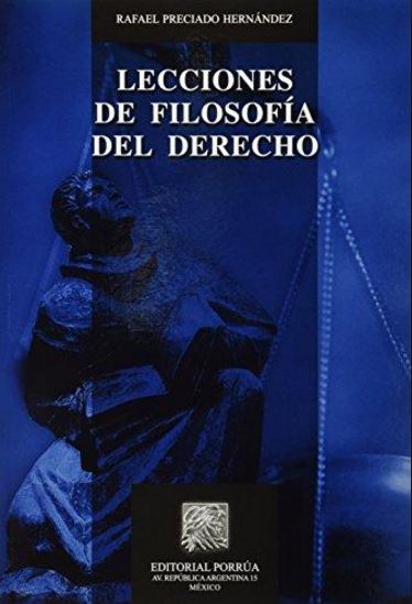 LECCIONES DE FILOSOFIA DEL DERECHO