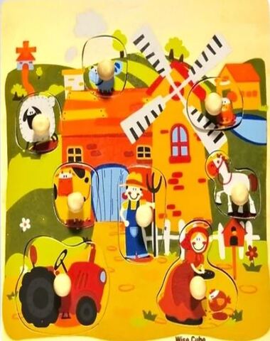 PUZZLE DE MADERA GRANJA FELIZ