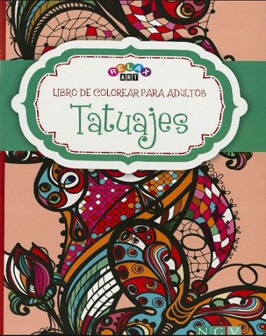 LIBRO DE COLORAR PARA ADULTOS TATUAJES