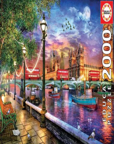 PUZZLE LONDRES AL ATARDECER 2000 PZ